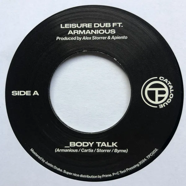 LEISURE DUB FEATURING ARMANIOUS / BODY TALK
