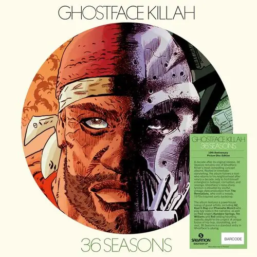 GHOSTFACE KILLAH / 36 SEASONS (10TH ANNIVERSARY EDITION) (LP) (PICTURE DISC)