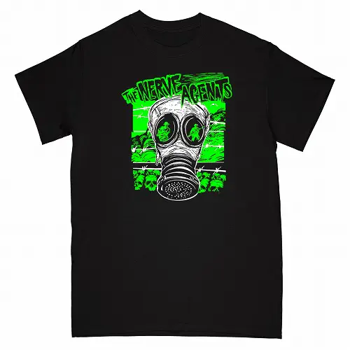 NERVE AGENTS / ナーヴ・エイジェンツ / XL/GAS MASK T-SHIRT (BLACK)