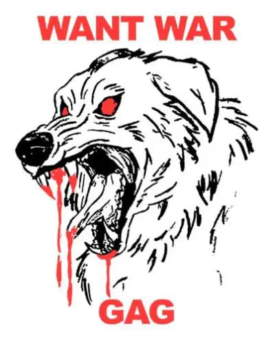 GAG / WANT WAR (CASSETTE)