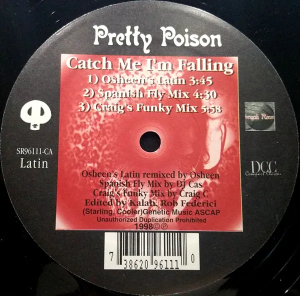 PRETTY POISON / プリティ・ポイズン / CATCH ME I'M FALLING '98