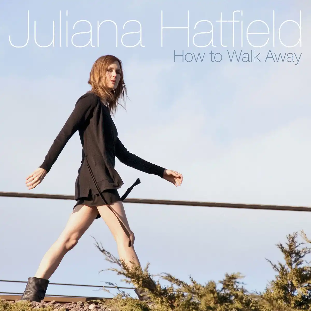 JULIANA HATFIELD / ジュリアナ・ハットフィールド / HOW TO WALK AWAY - WHITE & TURQUOISE ON CLEAR BASE