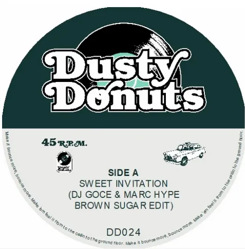 DJ GOCE / SWEET INVITATION / COSMIC CONVERSATIONS (7inch) (COLA BOTTLE GREEN VINYL)