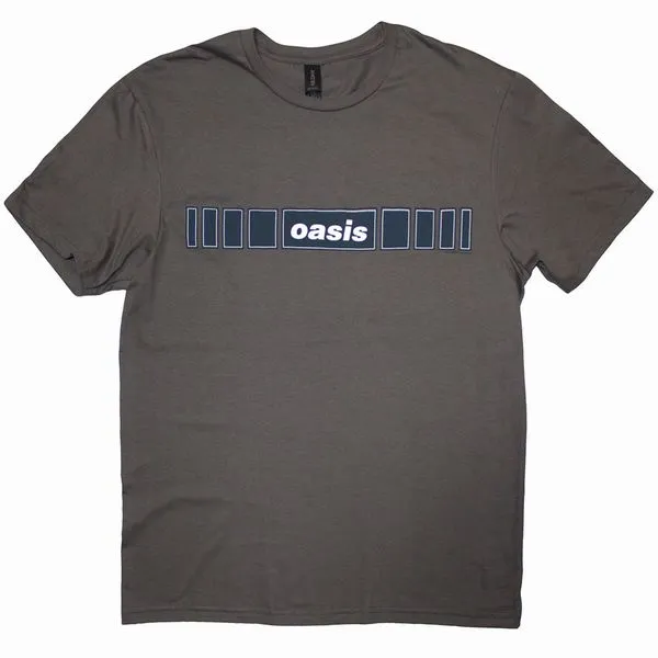 OASIS / オアシス / HORIZONTAL BARS LOGO (CHARCOAL GREY)(L)