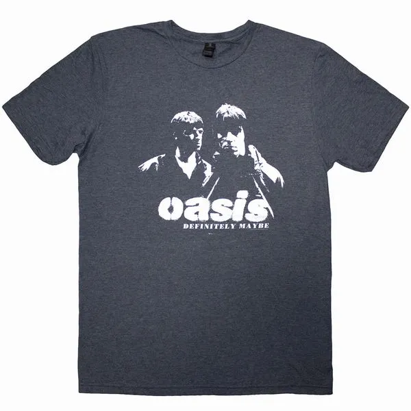 OASIS / オアシス / DEFINITELY MAYBE PHOTO STENCIL (NAVY BLUE)(XL)