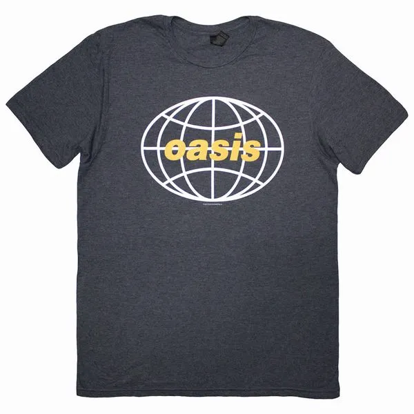 OASIS / オアシス / GLOBE LOGO (NAVY BLUE)(XL)