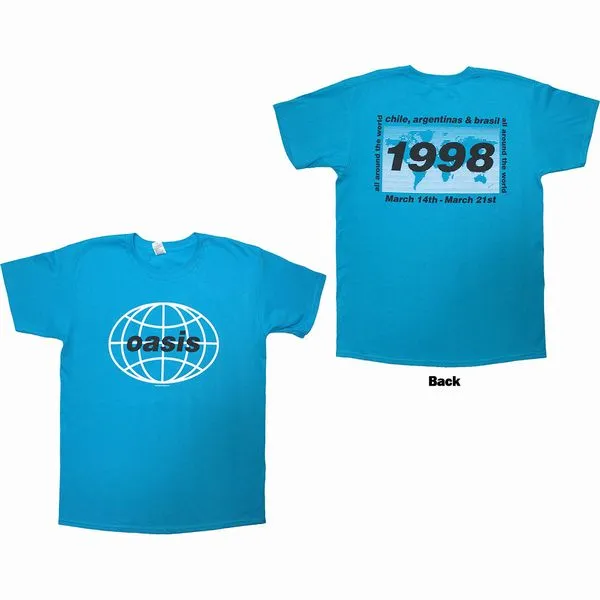 OASIS / オアシス / 1998 WORLD TOUR - USA/CANADA (BLUE)(M)