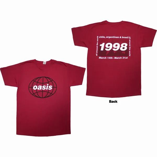 OASIS / オアシス / 1998 WORLD TOUR - USA/CANADA (RED)(L)