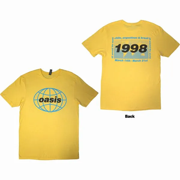 OASIS / オアシス / 1998 WORLD TOUR - USA/CANADA (YELLOW)(M)