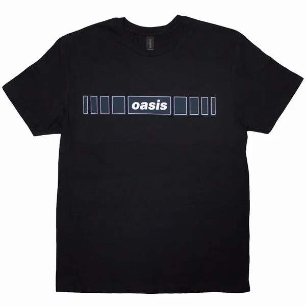 OASIS / オアシス / HORIZONTAL BARS LOGO (BLACK)(M)