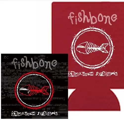 FISHBONE / フィッシュボーン / レッド / Stockholm Syndrome クージー付きセット