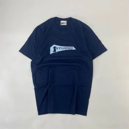 STUDIO ONE RECORDS OFFICIAL T-SHIRT / STUDIO ONE RECORDS OFFICIAL T-SHIRT (NAVY/LIGHT BLUE) SIZE XL 