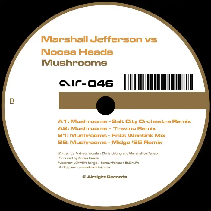 MARSHALL JEFFERSON VS. NOOSA HEADS / MUSHROOMS
