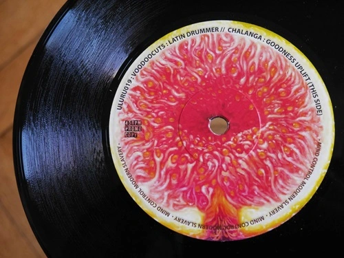 VOODOOCUTS X CHALANGA / LATIN DRUMMER / GOODNESS UPLIFT (7INCH) (BLACK VINYL)