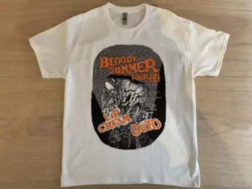 LIP CREAM and OUTO  / M/WHITE×ORANGE/BLOODY SUMMER