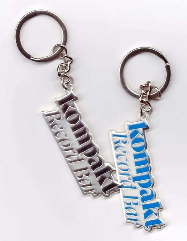 KOMPAKT RECORD BAR / (Black)Keychain