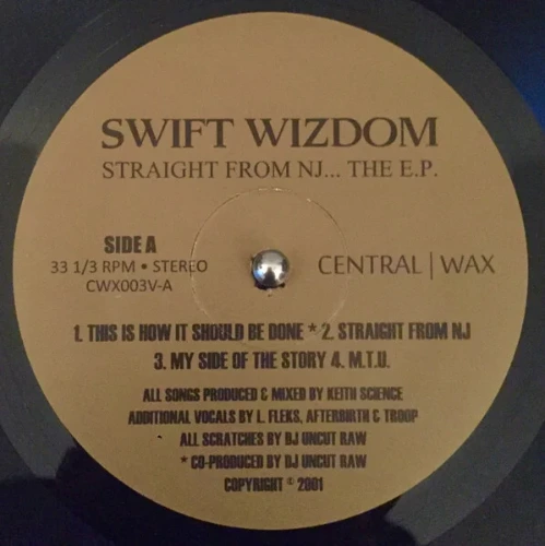SWIFT WIZDOM / STRAIGHT FROM NJ... THE EP (12")