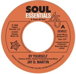 JAY D.MARTIN / SAM WILLIAMS / BY YOURSELF / LOVE SLIPPED THROUGH MY FINGERS