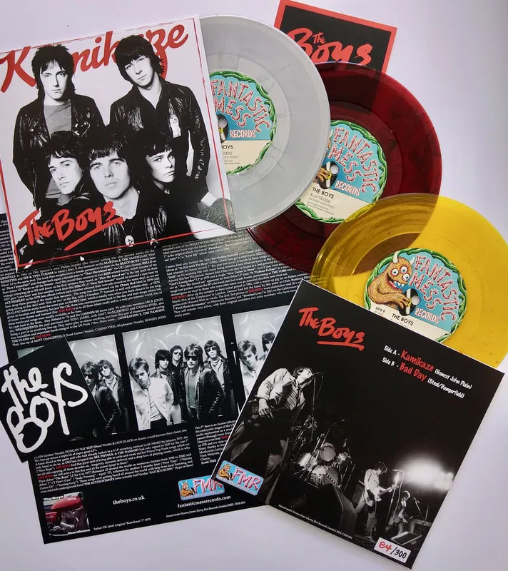 BOYS / ボーイズ / KAMIKAZE / BAD DAY (7"/RED VINYL)