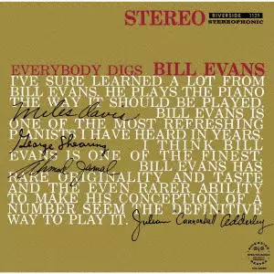 BILL EVANS / ビル・エヴァンス / EVERYBODY DIGS BILL EVANS / エヴリバディ・ディグズ・ビル・エヴァンス +1