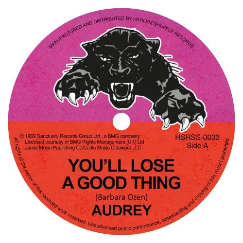 AUDREY / YOU'LL LOSE A GOOD THING