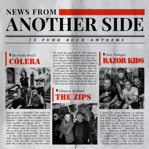 COLERA : ZIPS : RAZOR KIDS / NEWS FROM ANOTHER SIDE (LP)