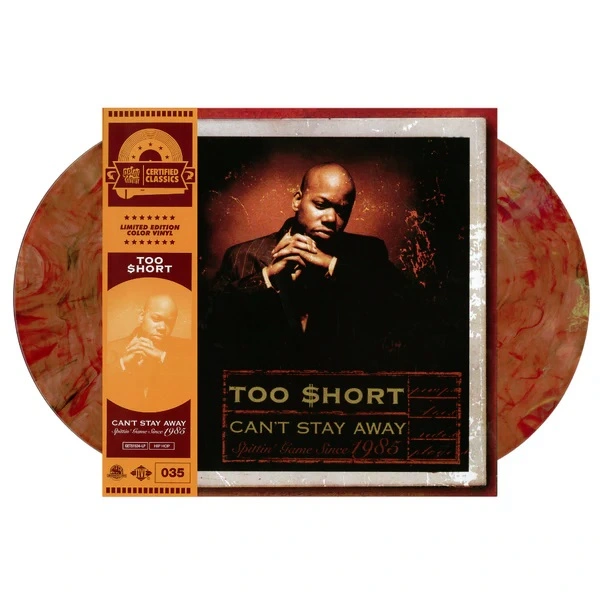 TOO $HORT / CAN'T STAY AWAY (2LP) (COLORED VINYL)