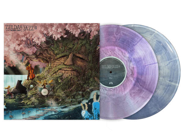 THE DEKU TRIO / ZELDA & JAZZ II - SMOOTH JAZZ DOUBLE LP ON PINK & BLUE MARBLE VINYL (2LP)