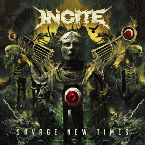 INCITE / インサイト / SAVAGE NEW TIMES (PUKE GREEN COLOURED VINYL)