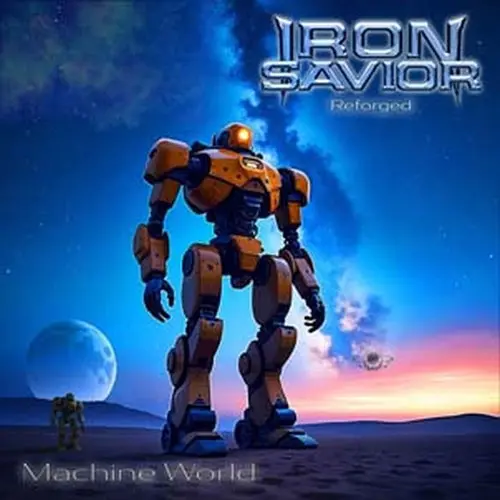 IRON SAVIOR / アイアン・セイヴィアー / REFORGED - MACHINE WORLD (2LP STARBREAKER BLUE)