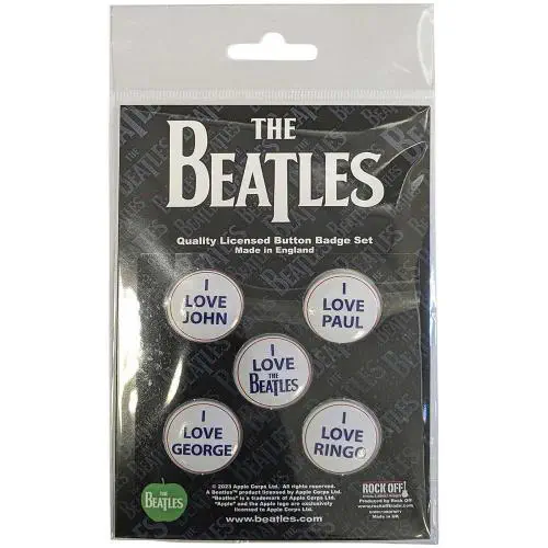BEATLES / ビートルズ / BEATLES I LOVE THE BEATLES BUTTON BADGE PACK