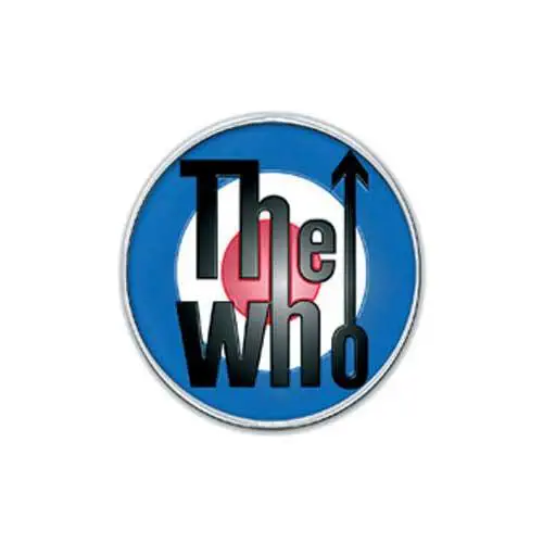 WHO / WHO TARGET LOGO PIN BADGE