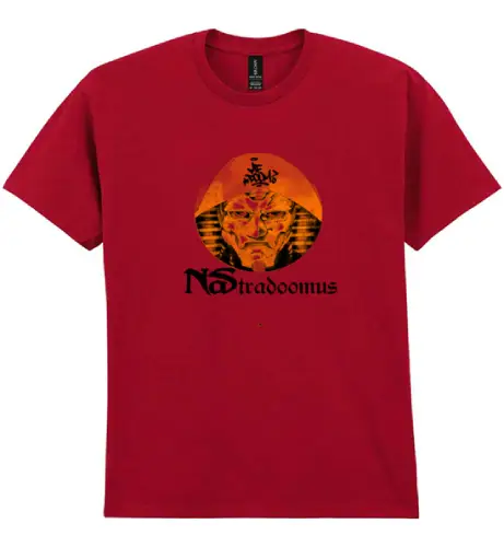 MF DOOM / NAS / NASTRADOOMUS (ANTIQUE CHERRY RED) (XXL)