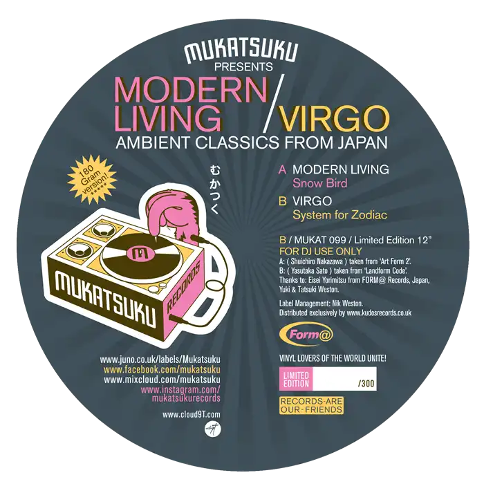 MODERN LIVING & VIRGO / MUKATSUKU PRESENTS AMBIENT CLASSICS FROM JAPAN