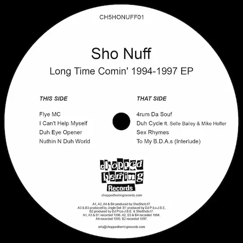 SHO NUFF (HIP HOP) / LONG TIME COMIN' 1994-1997 EP (LP) (SOLID ORANGE VINYL)