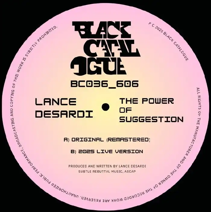 LANCE DESARDI / POWER OF SUGGESTION (REMASTERED) (12")