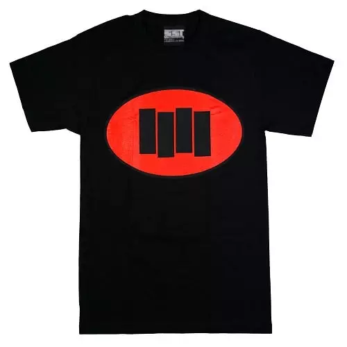 BLACK FLAG / ブラック・フラッグ / XL/OVAL BARS T-SHIRT (BLACK)