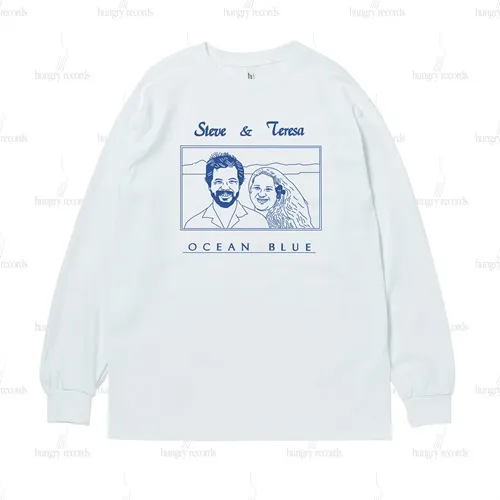 STEVE & TERESA  / スティーヴ & テレサ / Ocean Blue Long Sleeve T-shirt S