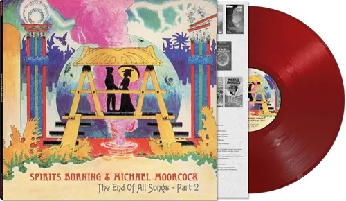 SPIRITS BURNING & MICHAEL MOORCOCK / THE END OF ALL SONGS - PART 2: LIMITED RED COLOR VINYL