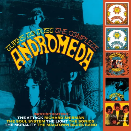 ANDROMEDA (HR/PROG: UK) / アンドロメダ / TURNS TO DUST - THE COMPLETE ANDROMEDA: 5CD BOX SET