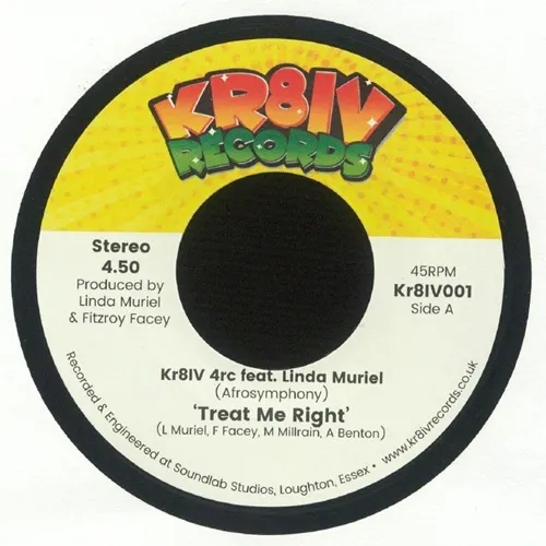 KR8IV 4CE  / TREAT ME RIGHT / MO GHETTO BLUEZ