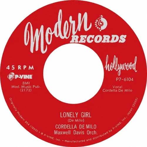 CORDELLA DE MILO / "ロンリー・ガール c/w エイント・ゴナ・ハッシュ (7"") "