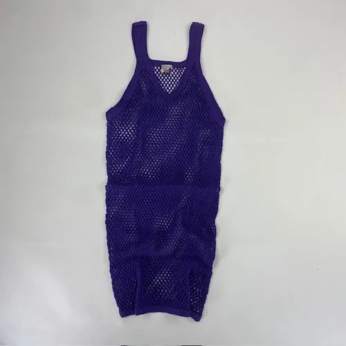 CRYSTAL(網シャツ) / アミシャツ PURPLE　WOMEN　SIZE L