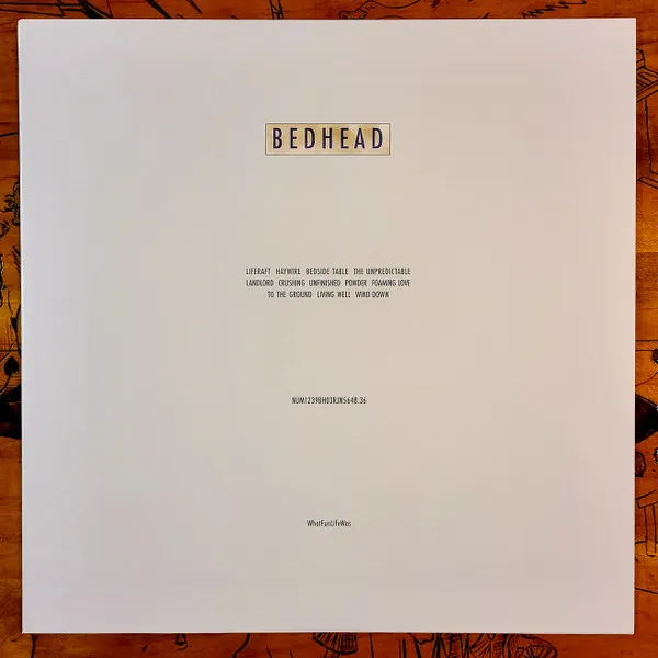 BEDHEAD / ベッドヘッド / WHATFUNLIFEWAS LP (WHITE)