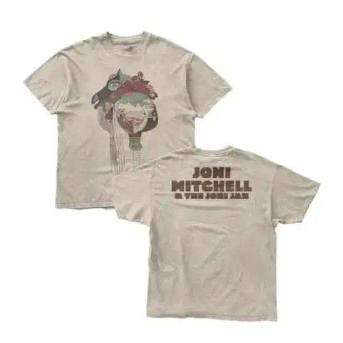 JONI MITCHELL / ジョニ・ミッチェル / HORSES JAM TEE (M)