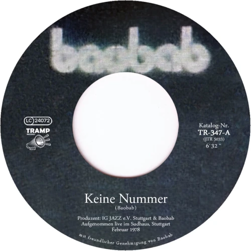 BAOBAB(JAZZ) / KEINE NUMMER