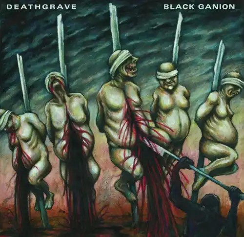 BLACK GANION : DEATHGRAVE / SPLIT (LP)