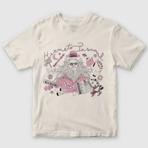 HERMETO PASCOAL / エルメート・パスコアル / HERMETO PASCOAL ILLUSTRATION T-SHIRT OFF-WHITE -M