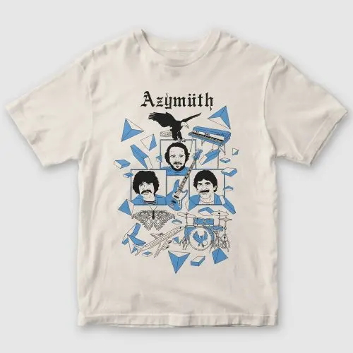 AZYMUTH / アジムス / AZYMUTH ILLUSTRATION T-SHIRT OFF-WHITE -XXL