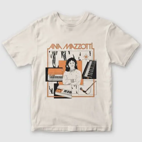 ANA MAZZOTTI / アナ・マゾッチ / ANA MAZZOTTI ILLUSTRATION T-SHIRT OFF-WHITE -S